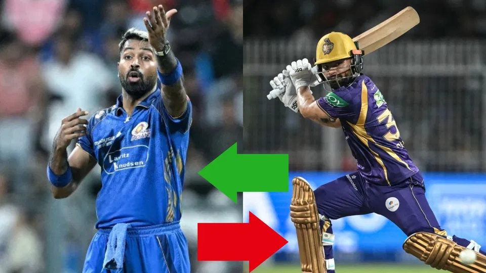 हार्दिक पंड्या ट्रेड की चर्चा तेज! IPL 2027 से पहले KKR से किन खिलाड़ियों को खरीद सकती है MI?